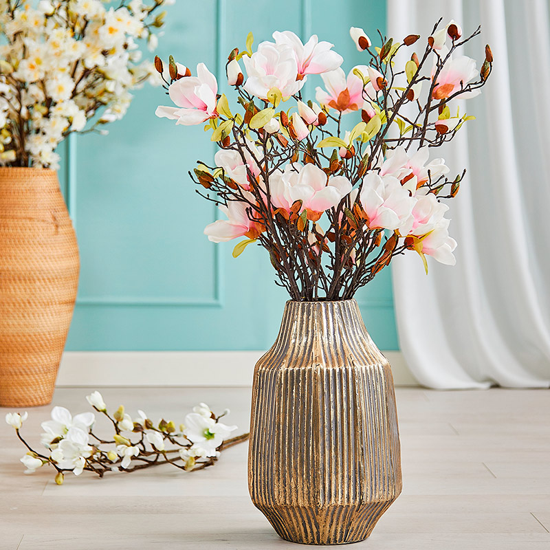 Køb Magnolia gren, 105cm, lyserød, kunstig blomst