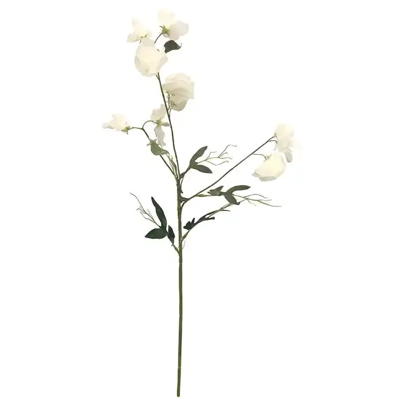 Ærteblomst og mange andre kunstige blomster