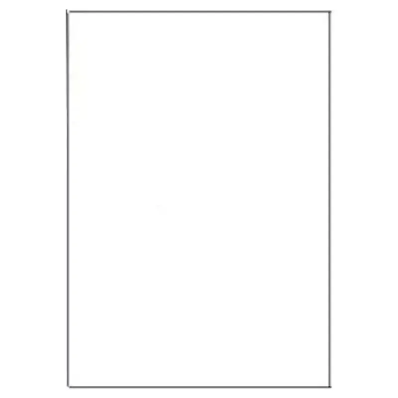 100 stk. hvide A7 skilte i enkeltsidig karton