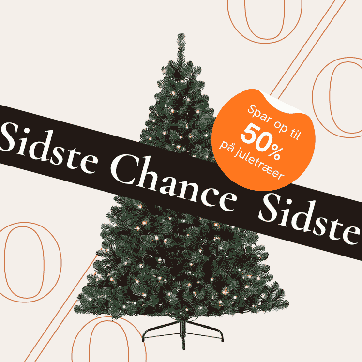 Brøndsholm - Black Friday Weekend - Kunstige juletræer til 50% rabat