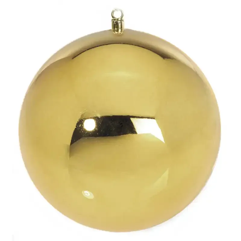 Blank guld julekugle til det helt store juletræ