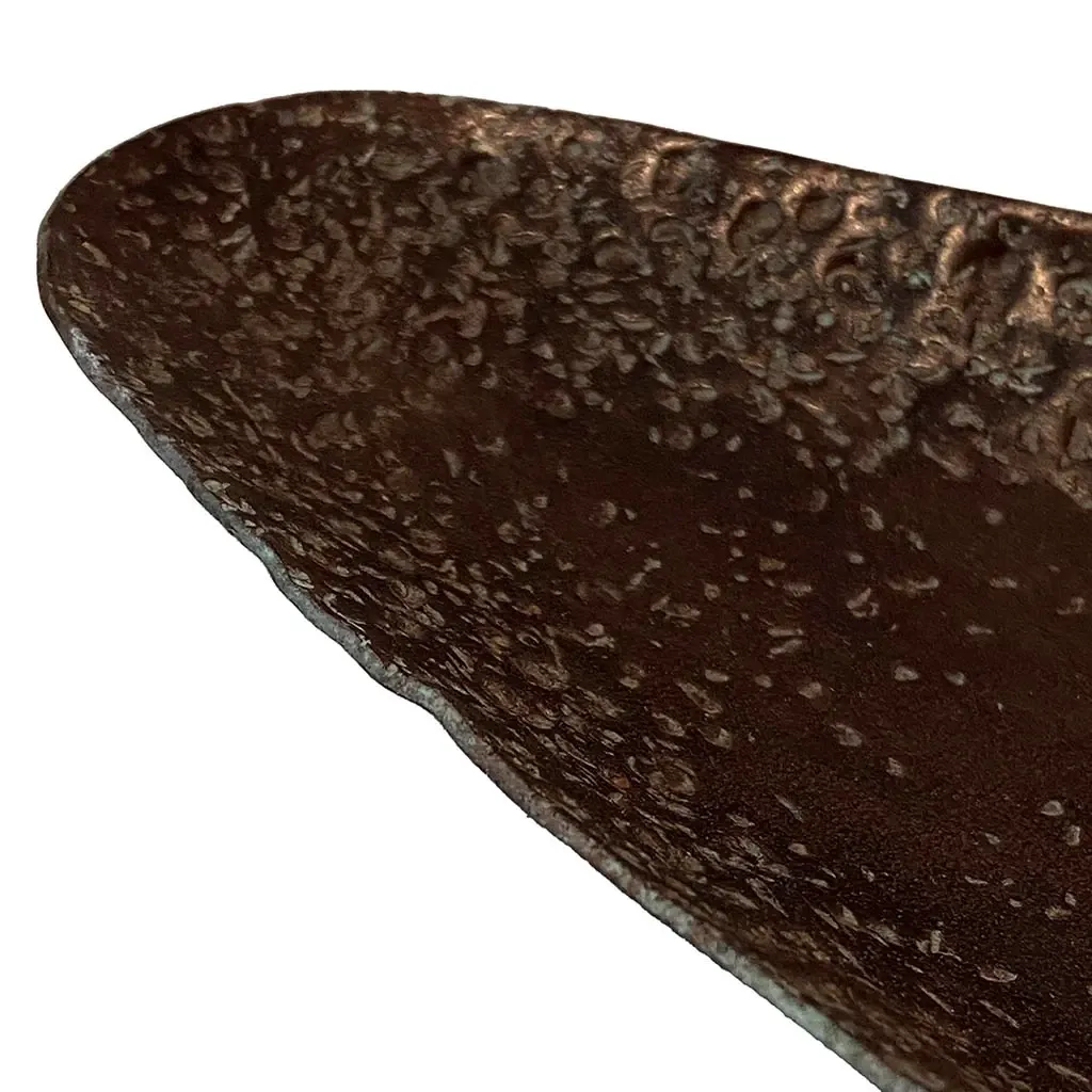 Buy Aflangt fad, 45cm, brun