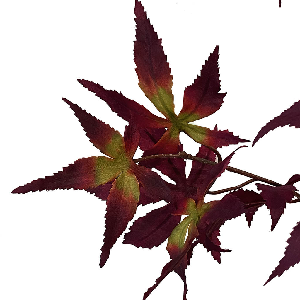 Buy Ahorn gren, bordeaux, 90cm, kunstig gren