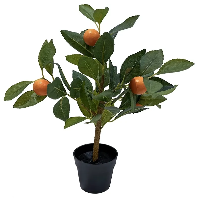 Buy Appelsintræ i potte, 43cm, kunstig plante