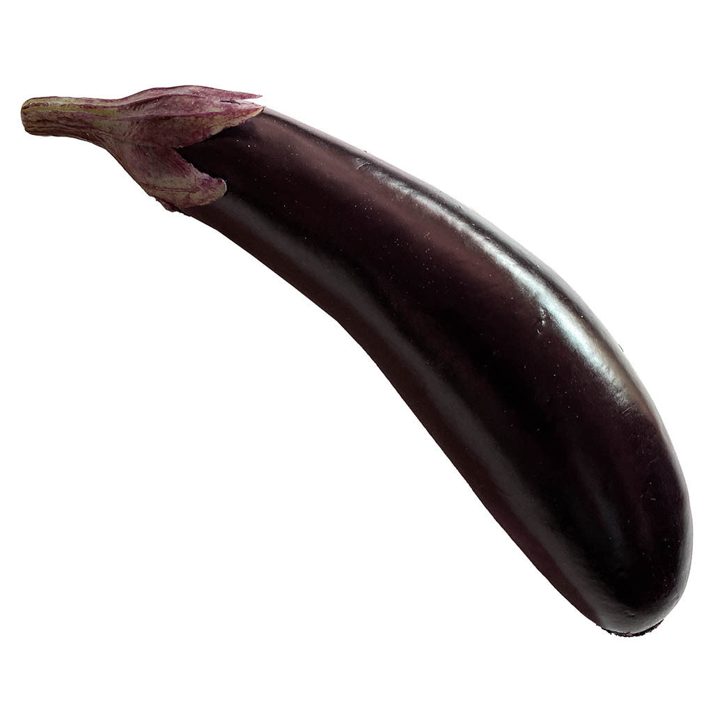 Buy Aubergine, 18cm, kunstig mad