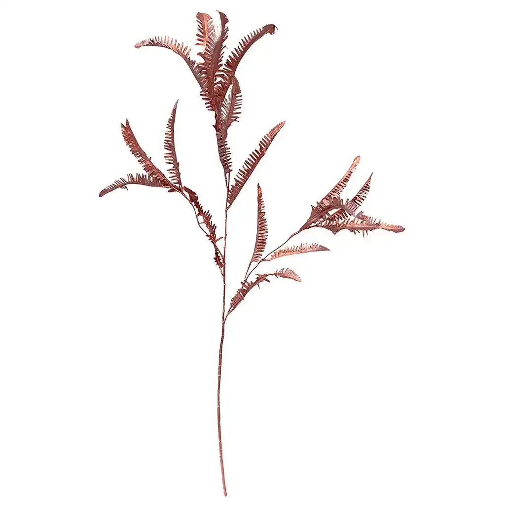 Buy Bregne på stilk, kobber, 88cm, kunstig gren