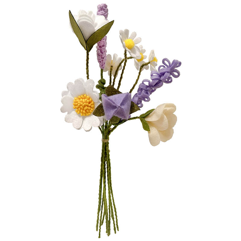 Buy Buket af stofblomster, 46cm, kunstig blomst