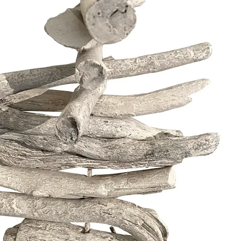 Buy Drivtømmer look a like ranke, 80cm, hvid