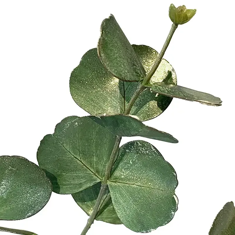 Buy Eukalyptus gren, 85cm, grøn/guld, kunstig gren