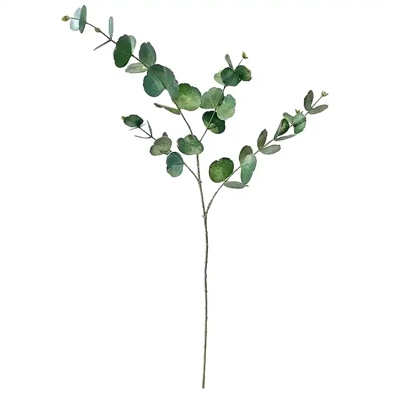 Buy Eukalyptus gren, 85cm, grøn/guld, kunstig gren