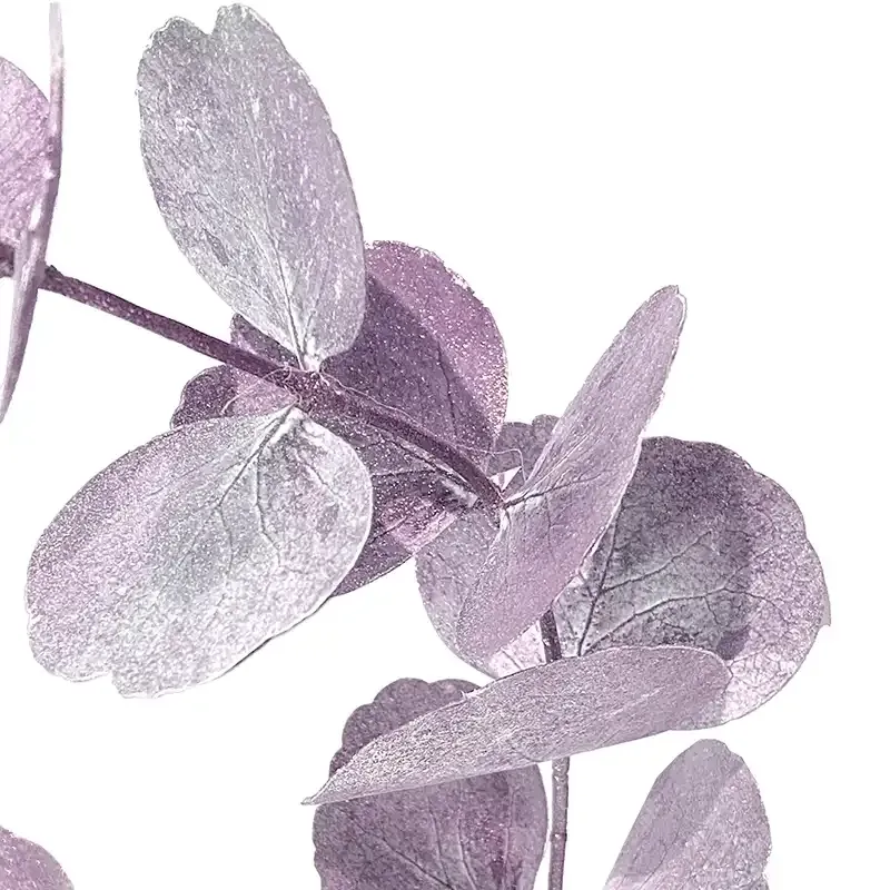 Buy Eukalyptus gren, 85cm, lilla/guld, kunstig