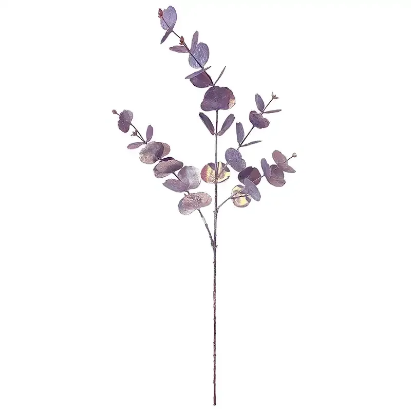 Buy Eukalyptus gren, 85cm, lilla/guld, kunstig
