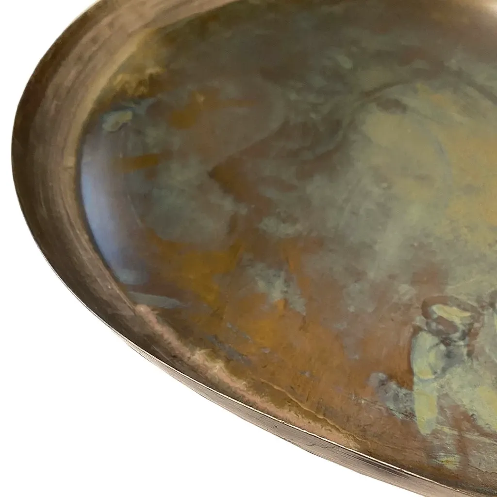 Buy Fad, rust grøn, metal, 48 cm