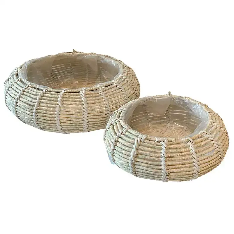 Buy Flettede skåle, sæt med 2 stk