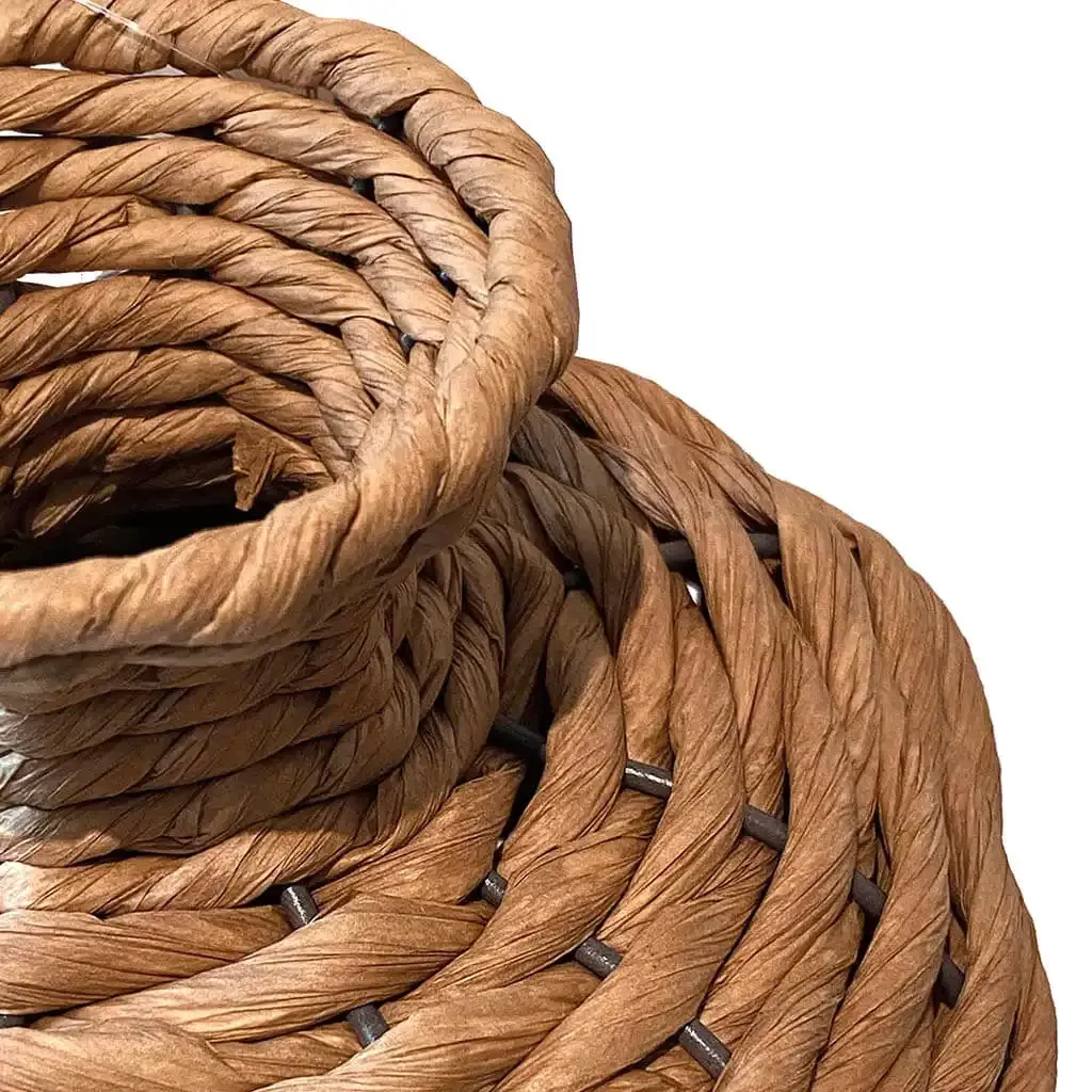 Buy Flettet vase, natur reb, H27cm