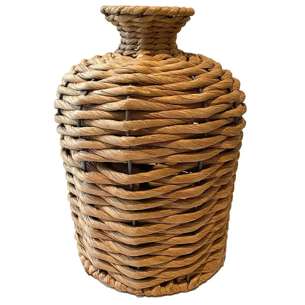 Buy Flettet vase, natur reb, H27cm