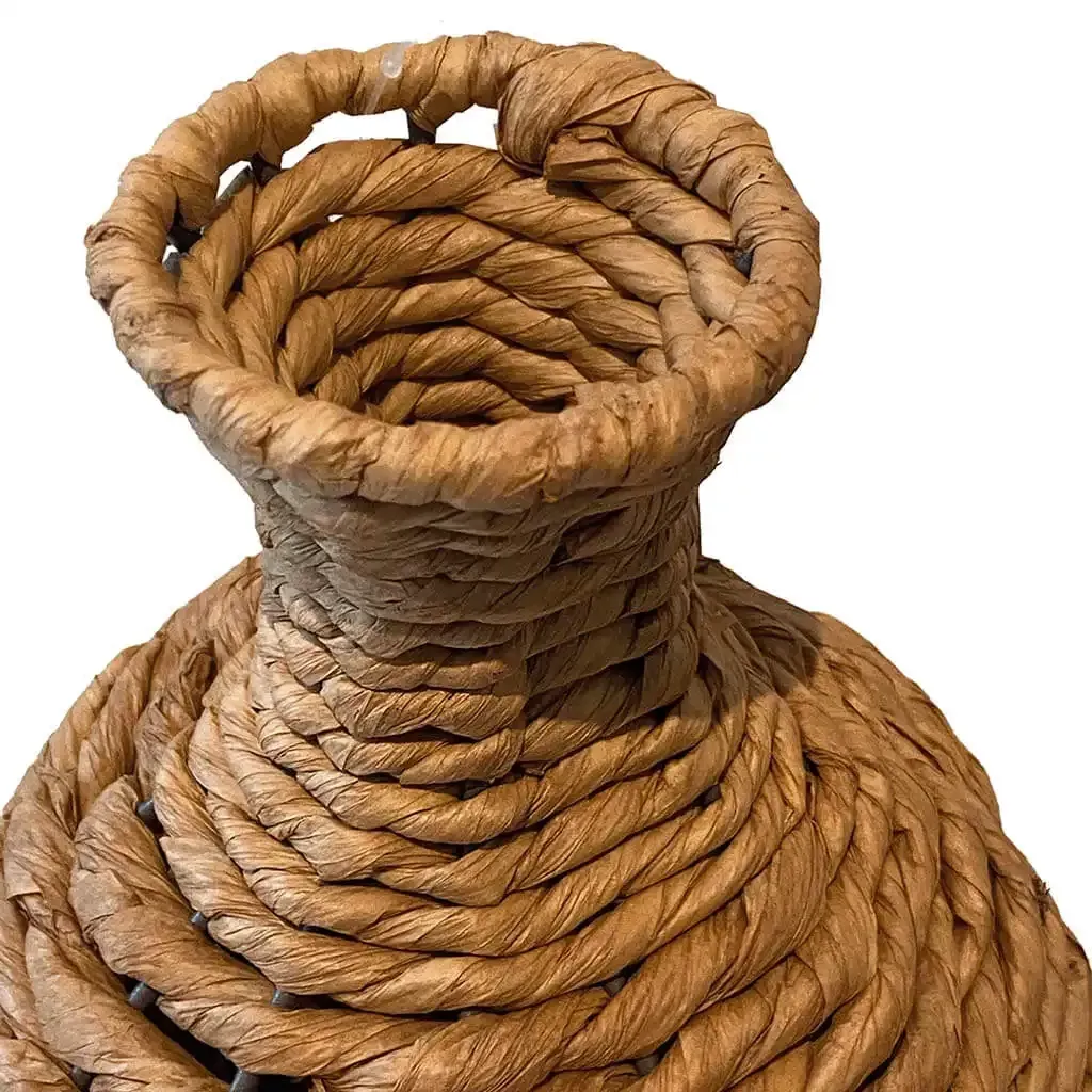 Buy Flettet vase, natur, H37cm