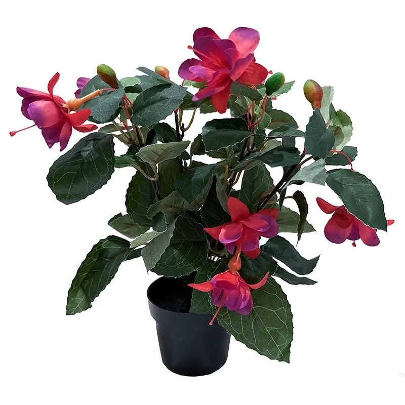 Buy Fuchsia i potte, 30cm, kunstig blomst