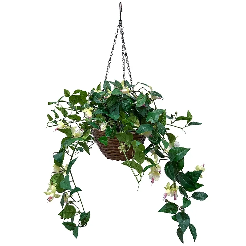 Buy Fuchsia, hænger i kurv, UV, 45cm, kunstig
