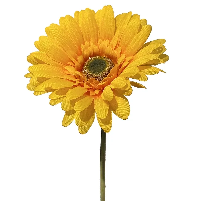 Buy Gerbera, gul, 50cm, kunstig blomst