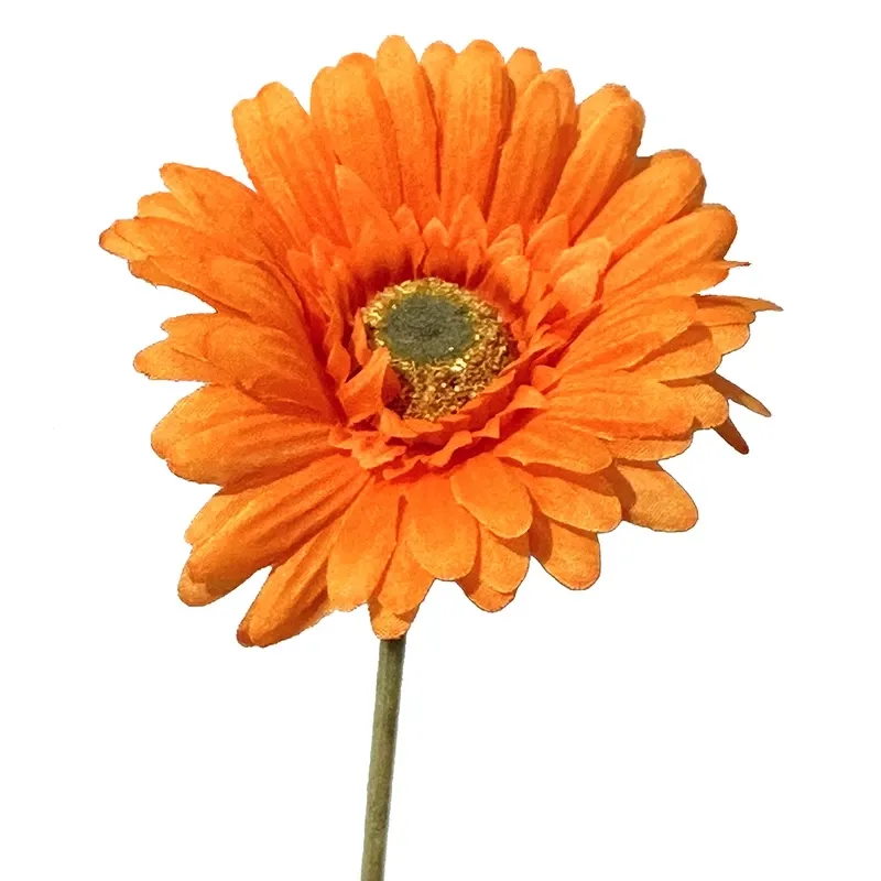 Buy Gerbera, orange, 50cm, kunstig blomst