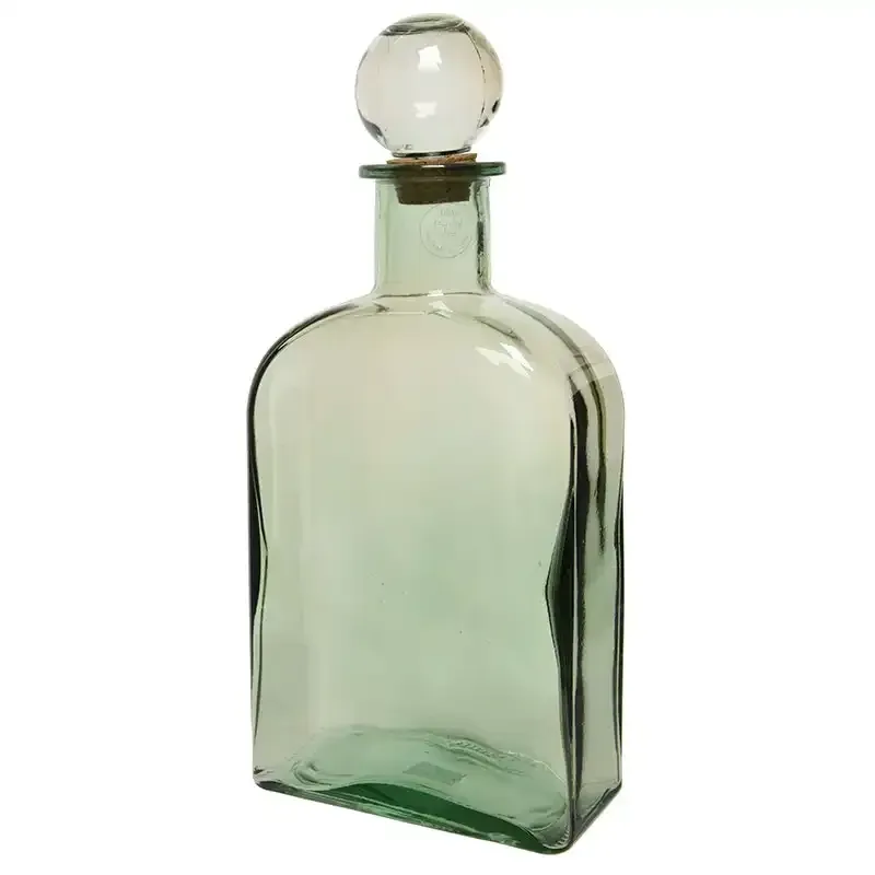 Buy Glas karaffel m låg, mat, 45cm, genbrugsglas