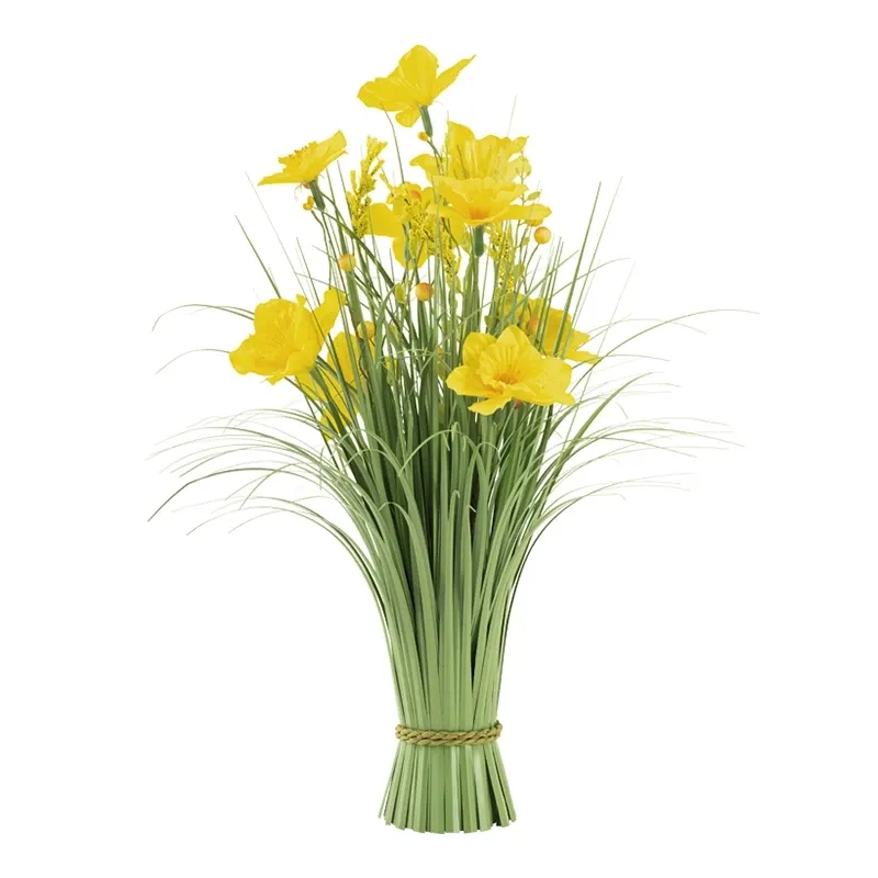 Buy Græs med blomster, kunstige blomster