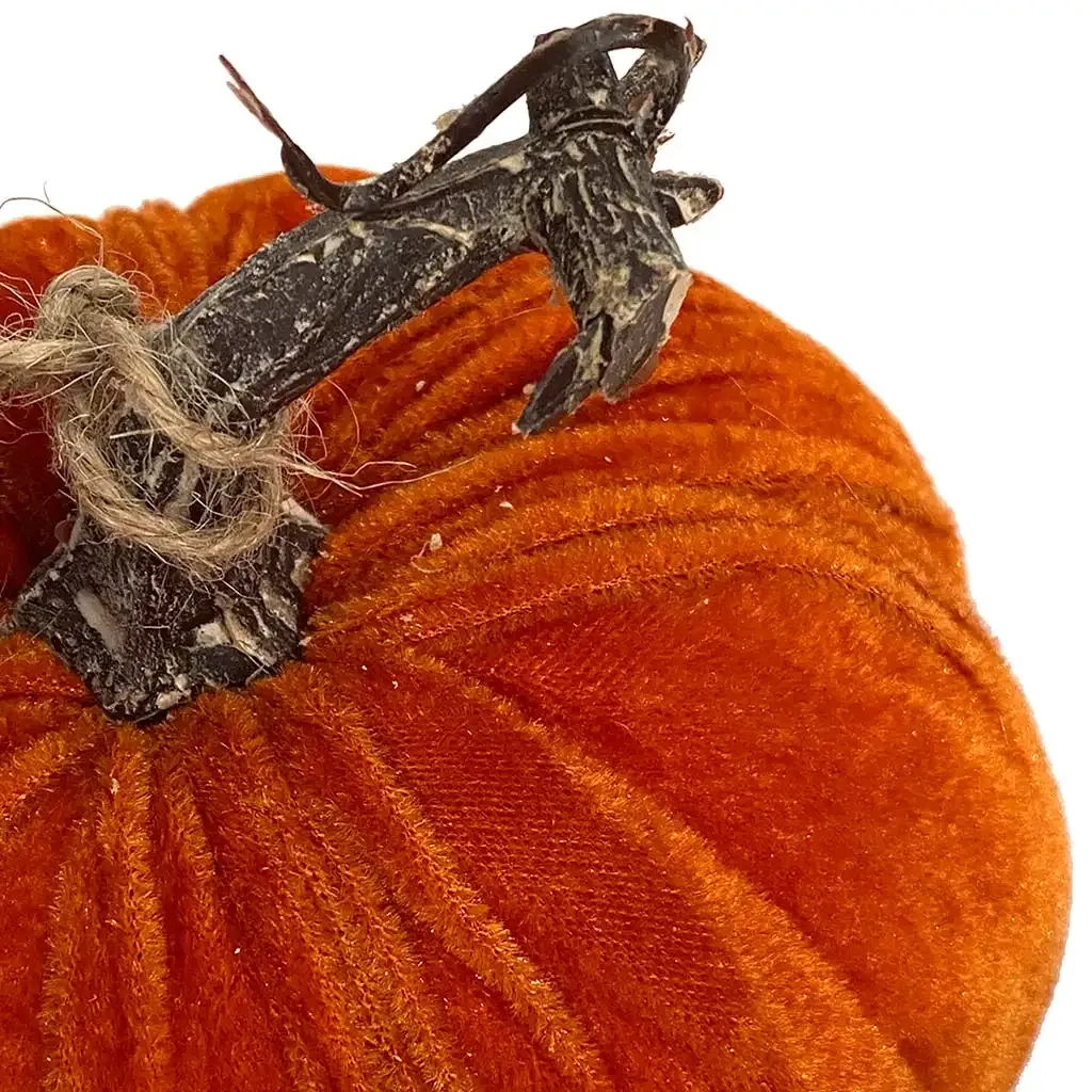 Buy Græskar i velour, Ø12 cm, kunstig græskar