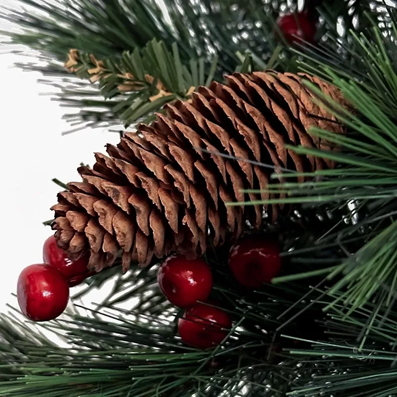 Buy Grantræ m bær og kogler, 81cm, hessian potte