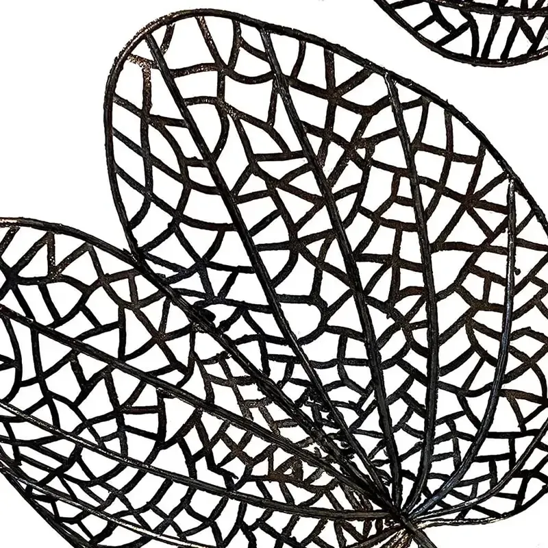 Buy Gren m hulmønstrede blade, sort, 76cm