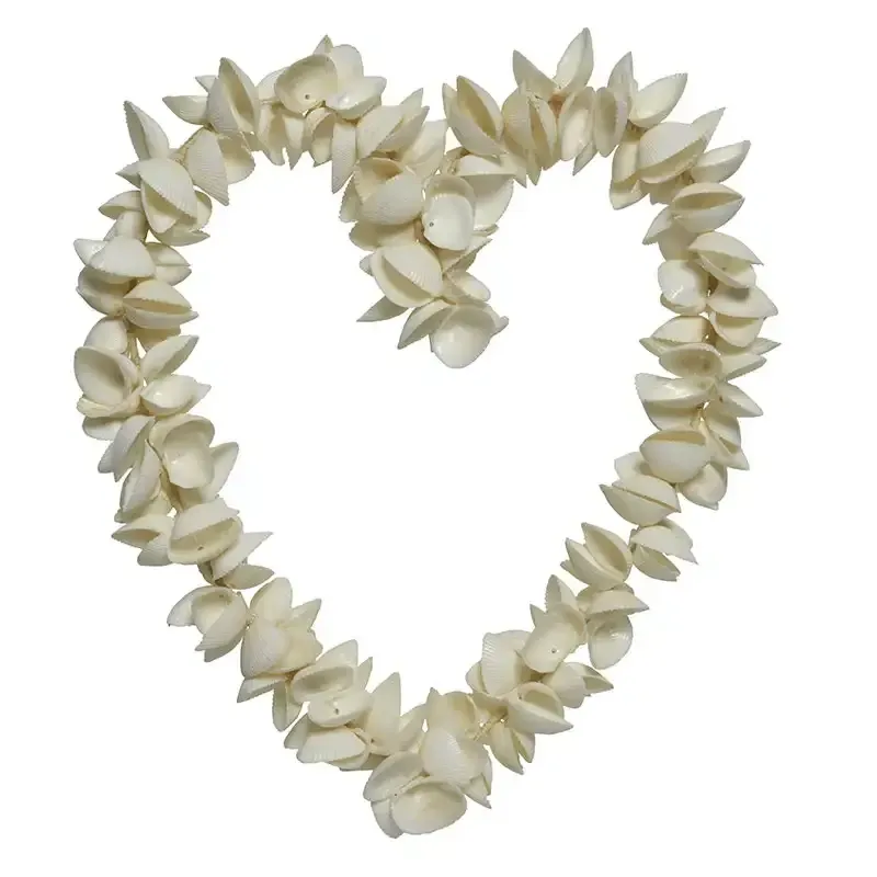 Buy Hjerte i ægte skaller, hvid, 30cm, ægte