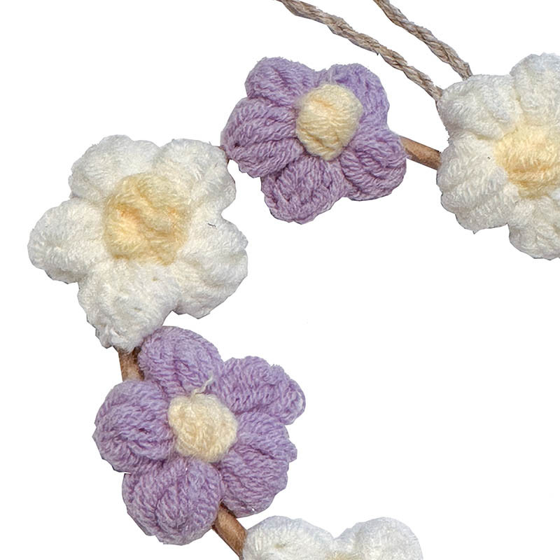 Buy Hjerteophæng m stofblomster