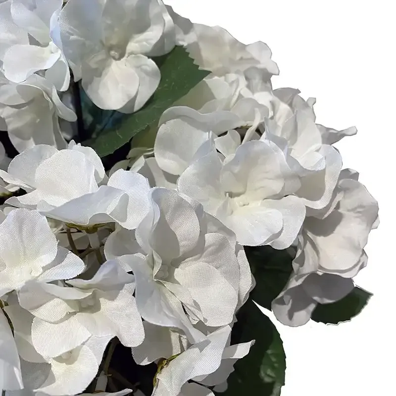 Buy Hortensia hvid, i kurvepotte, 45cm, kunstig