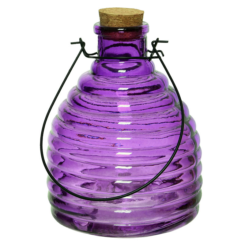 Buy Hvepsefanger i glas m metalophæng og