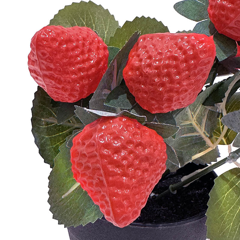 Buy Jordbær plante i potte, kunstig plante