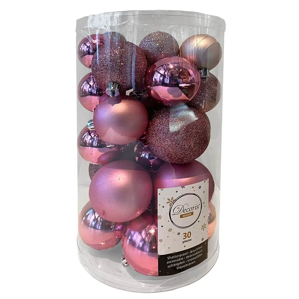 Buy Julekugler, sort mix, 30stk./pakke