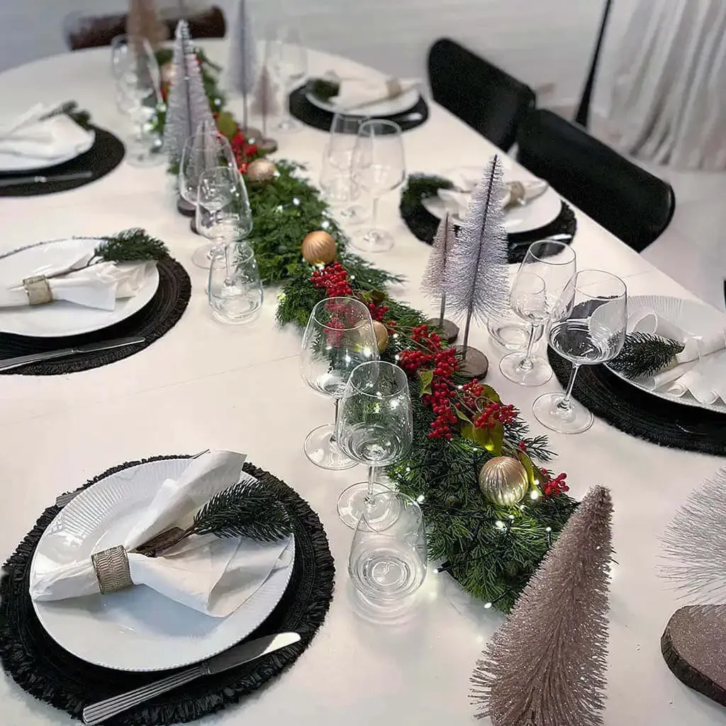 Buy Juletræ i grøn m glitter, 35cm, kunstig træ