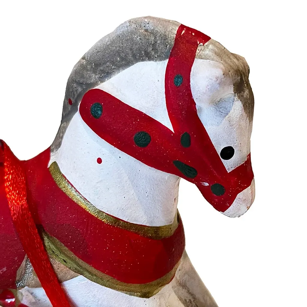 Buy Juletræspynt, gyngehest m ophæng, 11cm