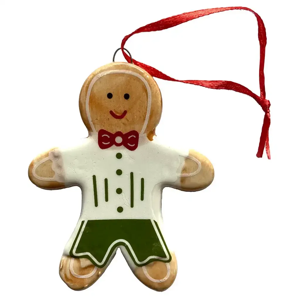 Buy Juletræspynt, honningkage mand m ophæng, 8,5cm