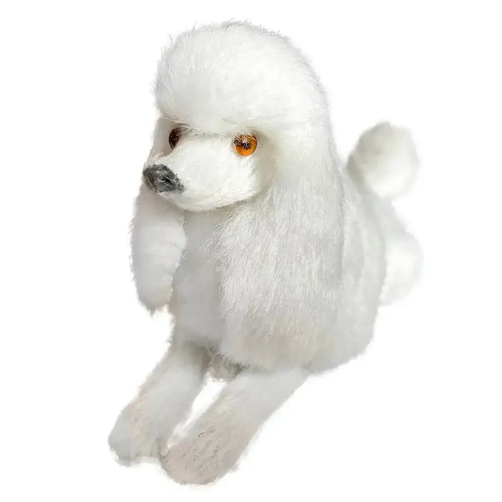 Buy Juletræspynt, liggende hund m ophæng, hvid