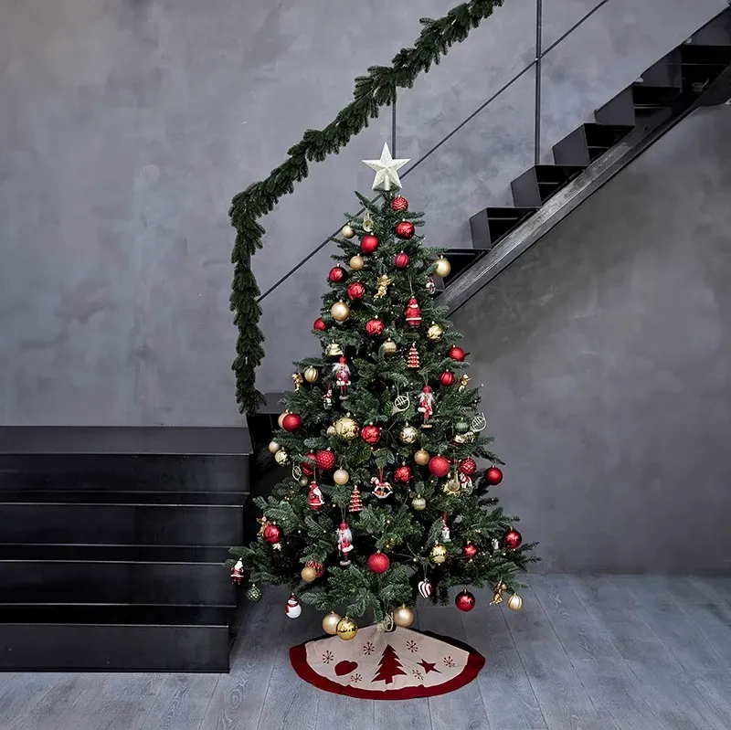 Buy Juletræstæppe, rund, 90cm