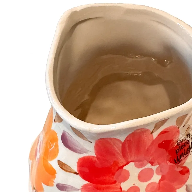 Buy Kande/ vase, blomstret