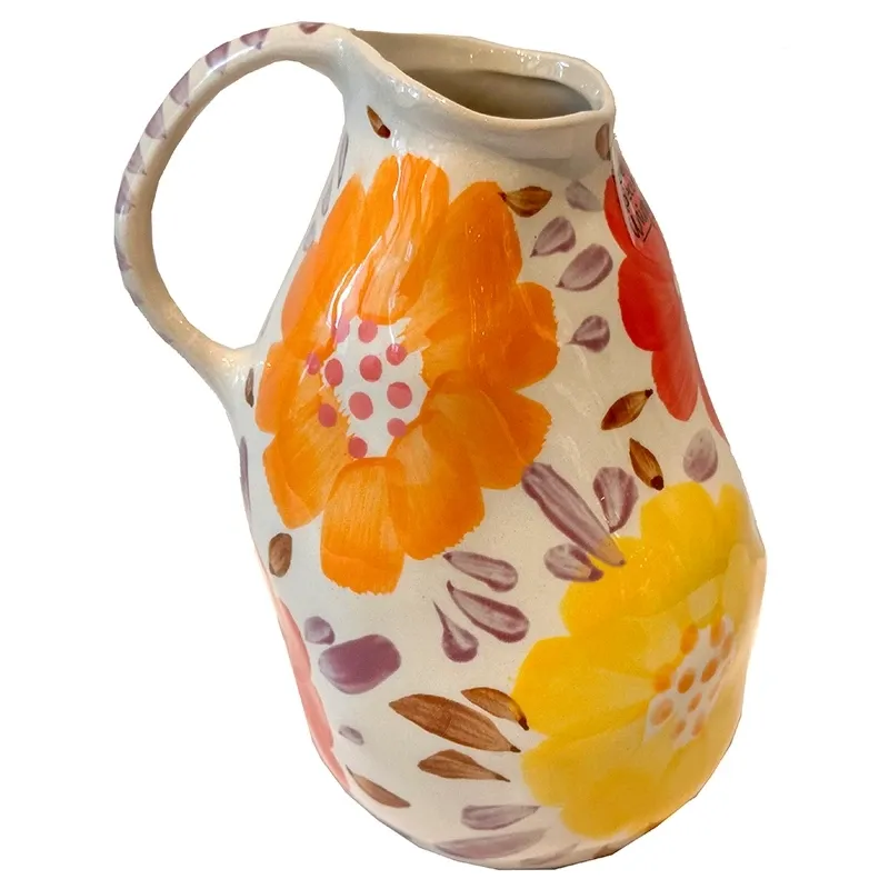 Buy Kande/ vase, blomstret