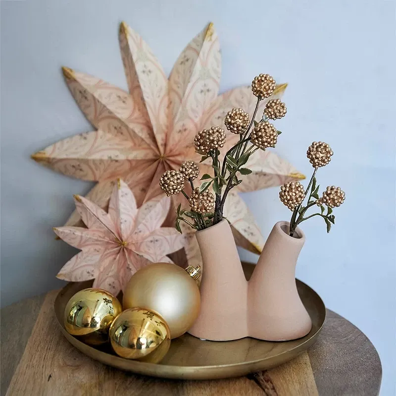 Buy Keramik vase, beige, H13cm