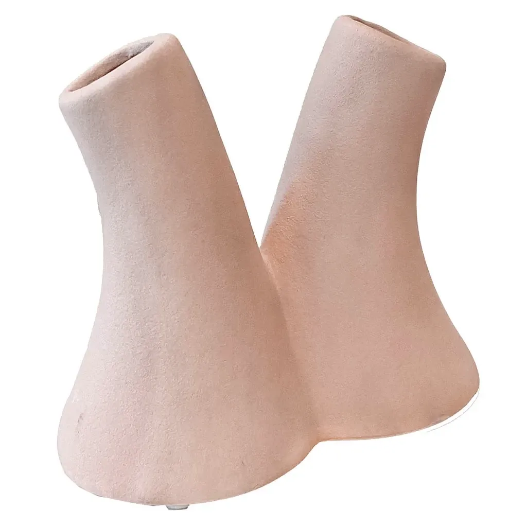 Buy Keramik vase, beige, H13cm