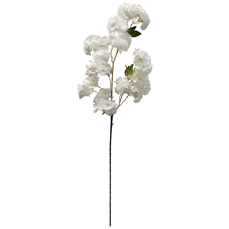 Buy Kirsebærgren, hvid, 100cm, kunstig blomst