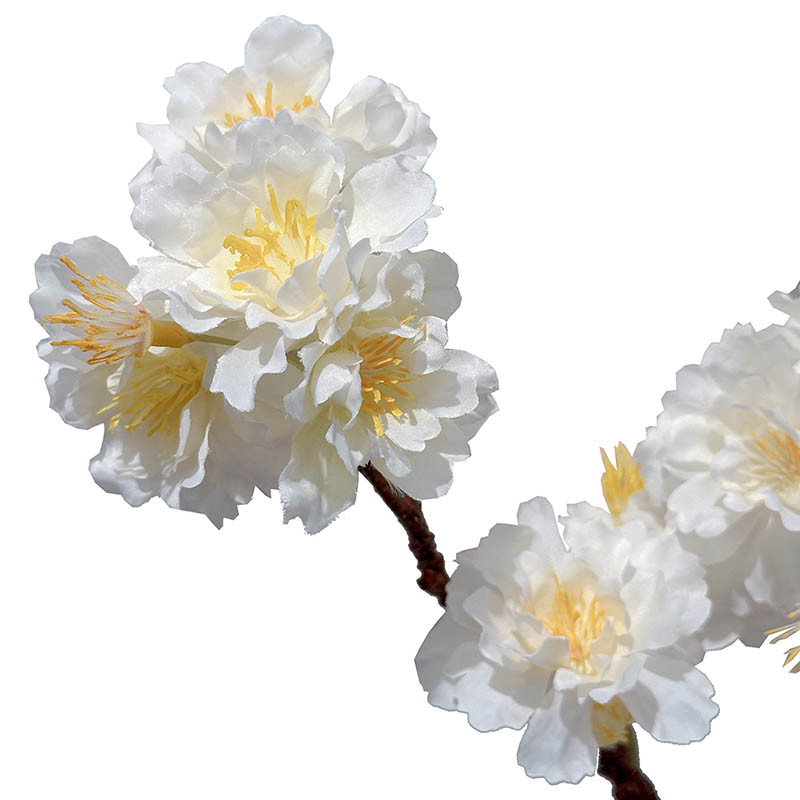 Buy Kirsebærgren, hvid, 120cm, kunstig blomst