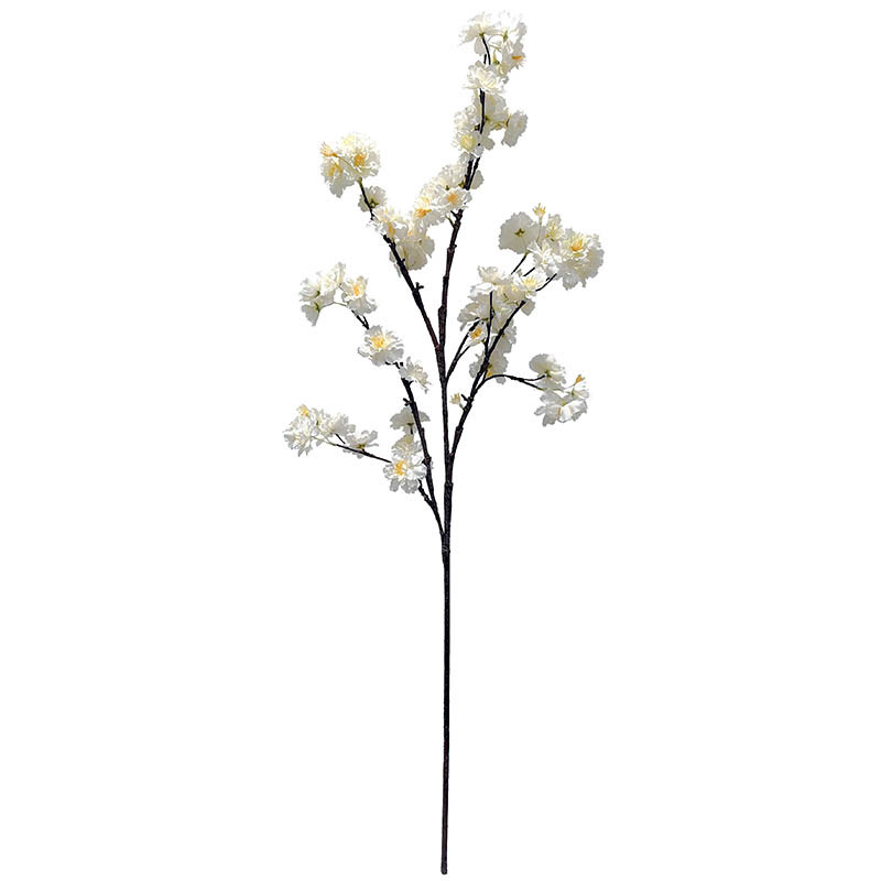 Buy Kirsebærgren, hvid, 120cm, kunstig blomst