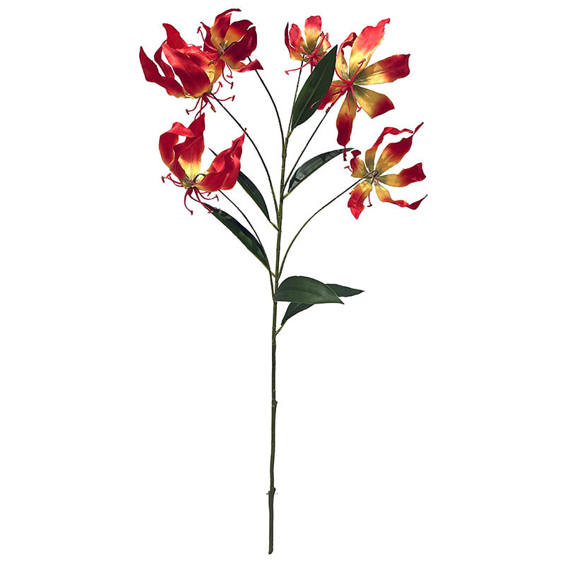 Buy Klatrelilje (Gloriosa), 90cm. kunstig blomst