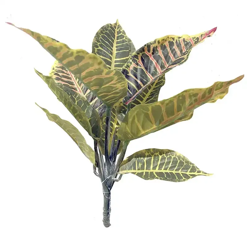 Buy Kroton buket, grønne og gule blade, 25cm